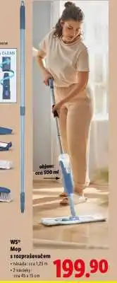 Lidl W5 Mop s rozprašovačem nabídka