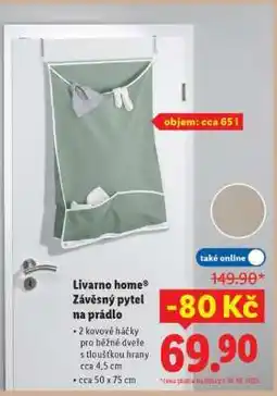 Lidl Livarno home Závěsný pytel na prádlo nabídka