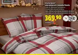 Lidl Livarno Home LOŽNÍ POVLEČENÍ Z JEMNÉHO FLANELU nabídka