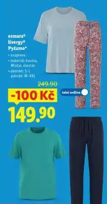 Lidl ESMARA /LIVERGY Pyžamo nabídka