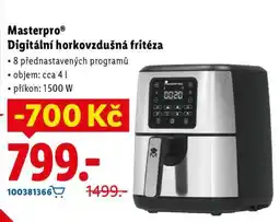 Lidl Masterpro Digitální horkovzdušná fritéza nabídka