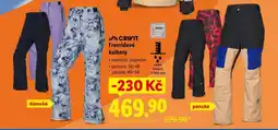 Lidl CRIVIT Freeridové kalhoty nabídka