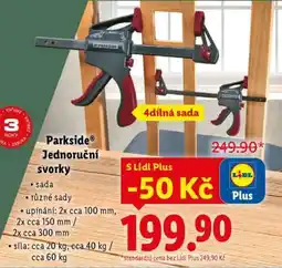 Lidl Parkside Jednoruční svorky nabídka