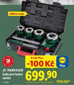 Lidl PARKSIDE Sada pro řezání závitů nabídka
