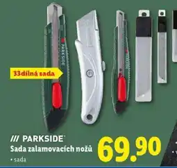 Lidl PARKSIDE Sada zalamovacích nožů nabídka