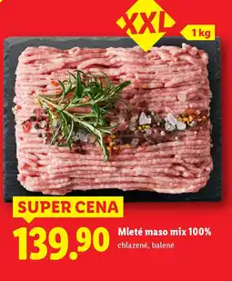 Lidl Mleté maso mix 100% nabídka