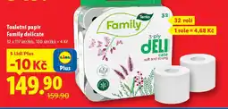 Lidl Toaletní papír Family delicate nabídka