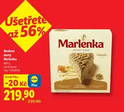 Lidl Medové dorty Marlenka nabídka