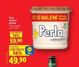 Lidl Perla máslová příchuť nabídka