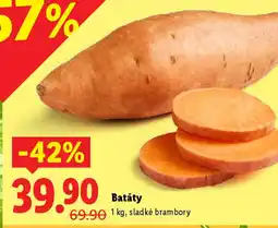 Lidl Batáty nabídka