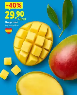 Lidl Mango zralé nabídka