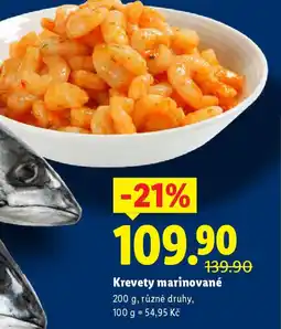 Lidl Krevety marinované nabídka