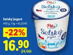 Lidl Pilos Selský jogurt nabídka