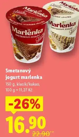 Lidl Smetanový jogurt marlenka nabídka