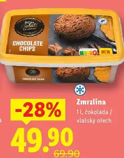 Lidl Zmrzlina, čokoláda / vlašský ořech nabídka