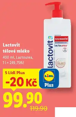 Lidl Lactovit tělové mléko nabídka