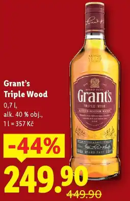 Lidl Grant's Triple Wood nabídka