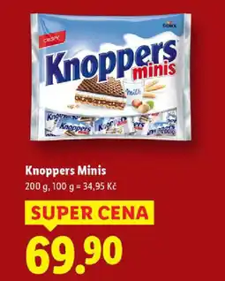 Lidl Knoppers Minis nabídka