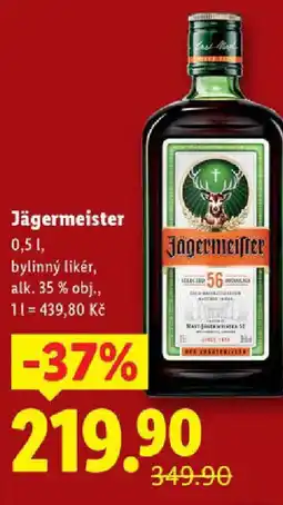 Lidl Jägermeister nabídka