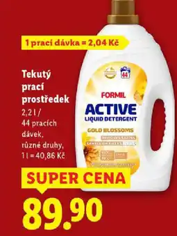 Lidl Tekutý prací prostředek nabídka