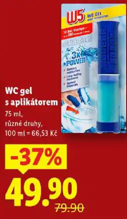 Lidl WC gel s aplikátorem nabídka
