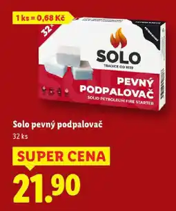 Lidl Solo pevný podpalovač nabídka