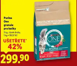 Lidl Purina One granule pro kočky nabídka