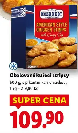 Lidl MCENNEDY Obalované kuřecí stripsy nabídka