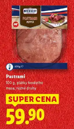 Lidl MCENNEDY Pastrami nabídka
