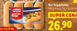 Lidl MCENNEDY Hot Dog briošky nabídka