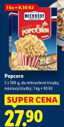 Lidl Popcorn nabídka
