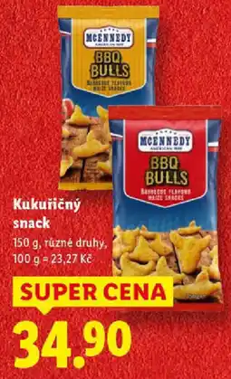 Lidl Kukuřičný snack nabídka