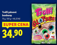 Lidl Trolli pěnové bonbony nabídka