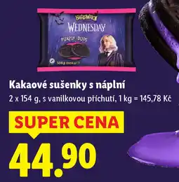 Lidl Kakaové sušenky s náplní nabídka