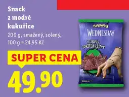 Lidl Snack z modré kukuřice nabídka