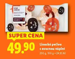 Lidl Linecké pečivo s ovocnou náplní nabídka