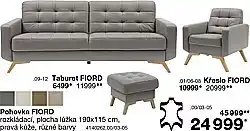 Sconto Kožená pohovka FIORD nabídka