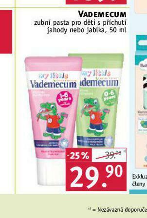 Vademecum zubní pasta pro děti