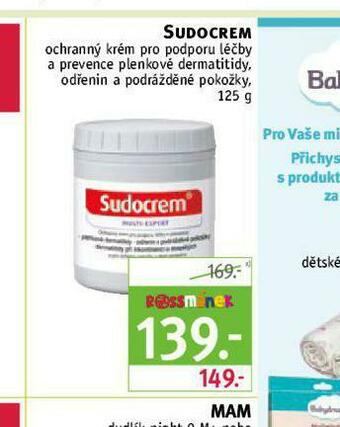 Rossmann Sudocrem ochranný krém nabídka
