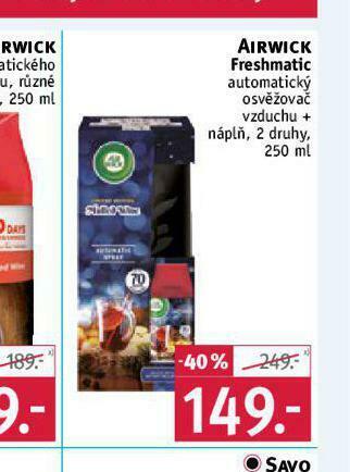 Rossmann Airwick freshmatic automatický osvěžovač nabídka