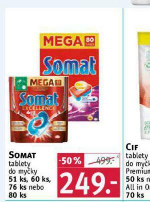Rossmann Somat tablety do myčky nabídka