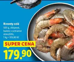 Lidl Krevety celé nabídka