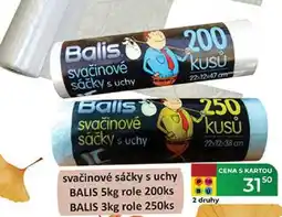 Tamda Foods svačinové sáčky s uchy svačinové sáčky s uchy BALIS 5kg role 200ks BALIS 3kg role 250k nabídka
