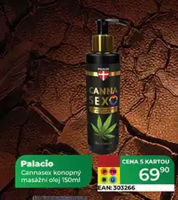 Tamda Foods Palacio Cannasex konopný masážní olej 150ml nabídka