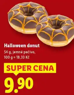Lidl Halloween donut nabídka