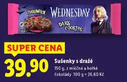 Lidl Sušenky s dražé nabídka