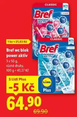 Lidl Bref WC blok Power aktiv nabídka