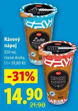 Lidl KÁVOVÝ NÁPOJ nabídka