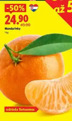 Lidl Mandarinky nabídka