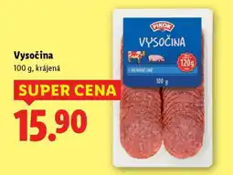 Lidl Vysočina nabídka